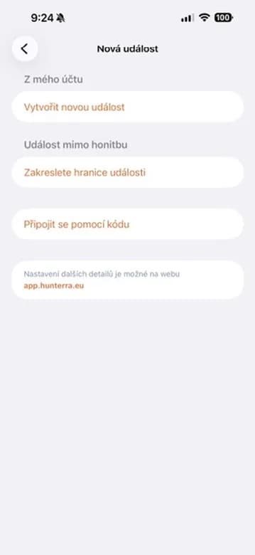 Tři způsoby, jak začít. Další podrobnosti se dají doplnit na webu aplikace.